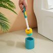 Picture of Soap Dispenser Toilet Bowl Cleaner Brush Bathroom Cleaning Brush